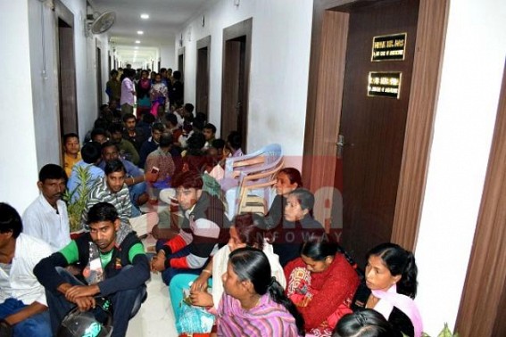 Agriculture Dept's Director gheraoed by casual employees demanding regularization Agriculture Dept's Director gheraoed by casual employees demanding regularization